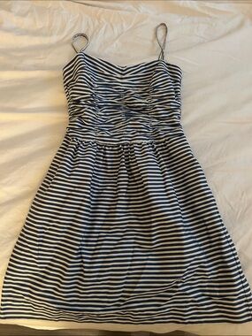 Ralph Lauren Navy and White Striped Sundress